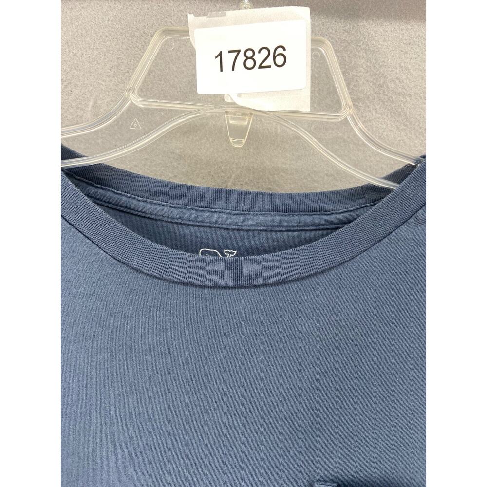 Vineyard Vines Shirt Mens L Blue Long Sleeve Fall is Brewing Preppy Cotton Crew - Picture 9 of 9